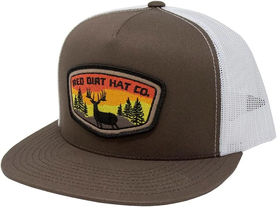 Red Dirt Hat Company Sunset Deer Adjustable Snapback Hat