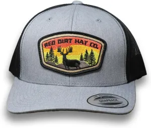 Red Dirt Hat Company Sunset Deer Adjustable Snapback Hat