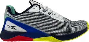 Reebok Men's Nano X1 GRIT Cross Trainer, 10 US, FTWR White/Vector Navy/Court Blue
