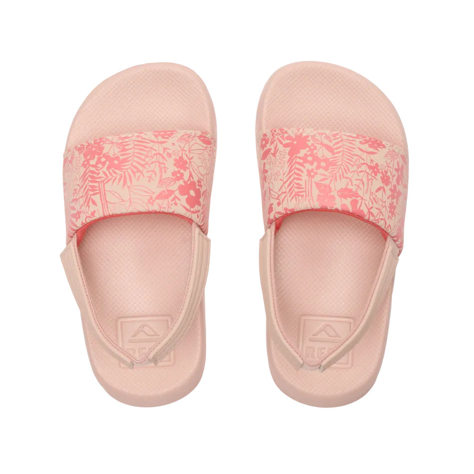 REEF Little One Slide Sandal-Flower Field