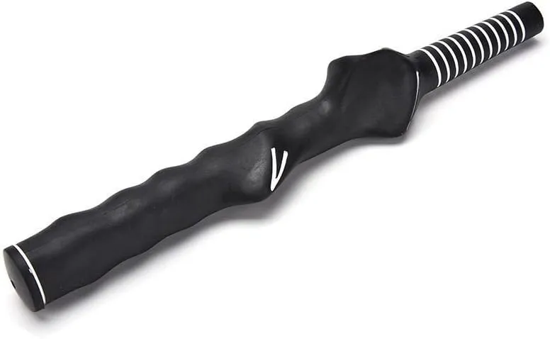 Right-Handed Golf Swing Training Grip Trainer, Black