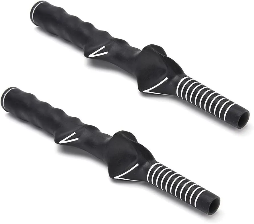 Right-Handed Golf Swing Training Grip Trainer, Black