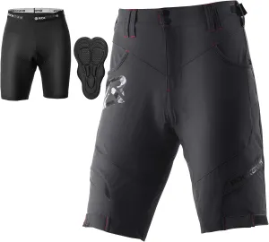 ROCKBROS Mountain Bike Shorts - Padded MTB Shorts for Men