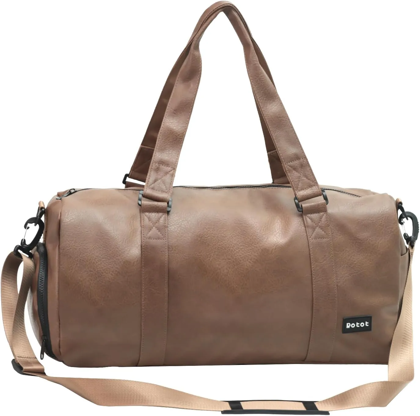 ROTOT Gym Duffel Bag, Gym Bag with Waterproof Shoe Pouch, Weekend Travel Bag with a Water-resistant Insulated Pocket