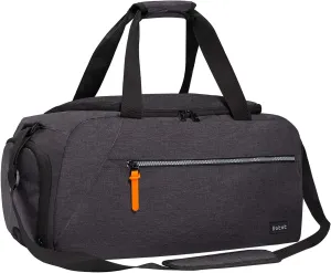 ROTOT Gym Duffel Bag, Gym Bag with Waterproof Shoe Pouch, Weekend Travel Bag with a Water-resistant Insulated Pocket