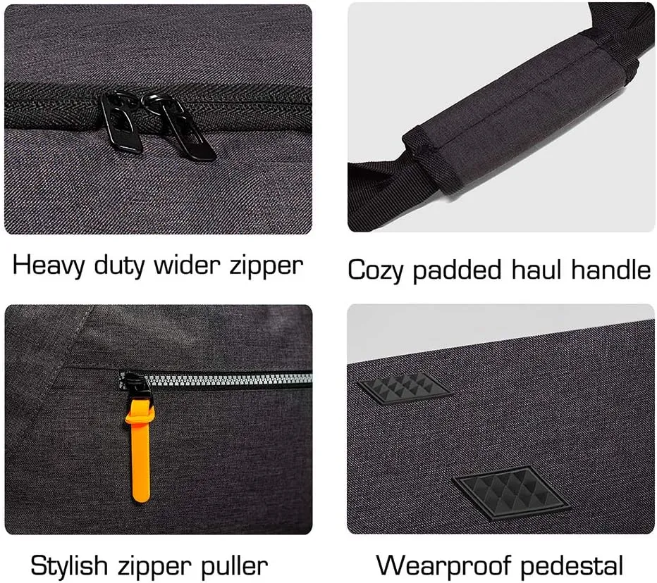 ROTOT Gym Duffel Bag, Gym Bag with Waterproof Shoe Pouch, Weekend Travel Bag with a Water-resistant Insulated Pocket