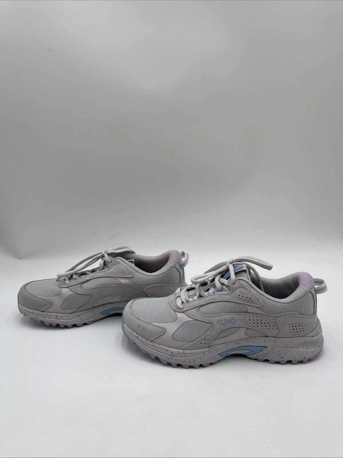 Ryka Women's Sky Stride Walking Sneaker Gray Size 6.5W - Very Good