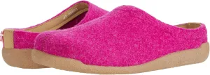 Sanita® Lodge Slide Slippers for Men and Women – 100% Natural Wool – Suede Lining – Cork Latex Footbed