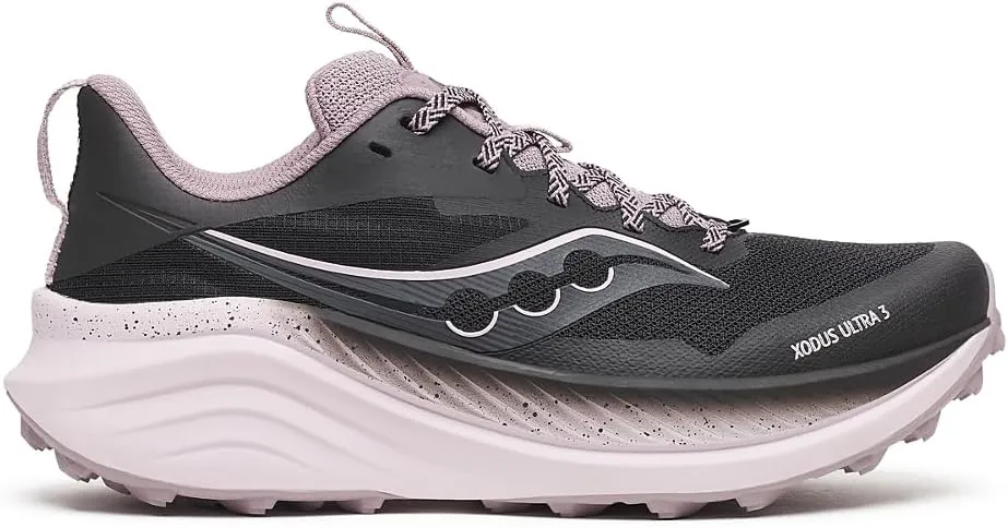 Saucony Women's Xodus Ultra 3 Sneaker, Black/Quail, 11