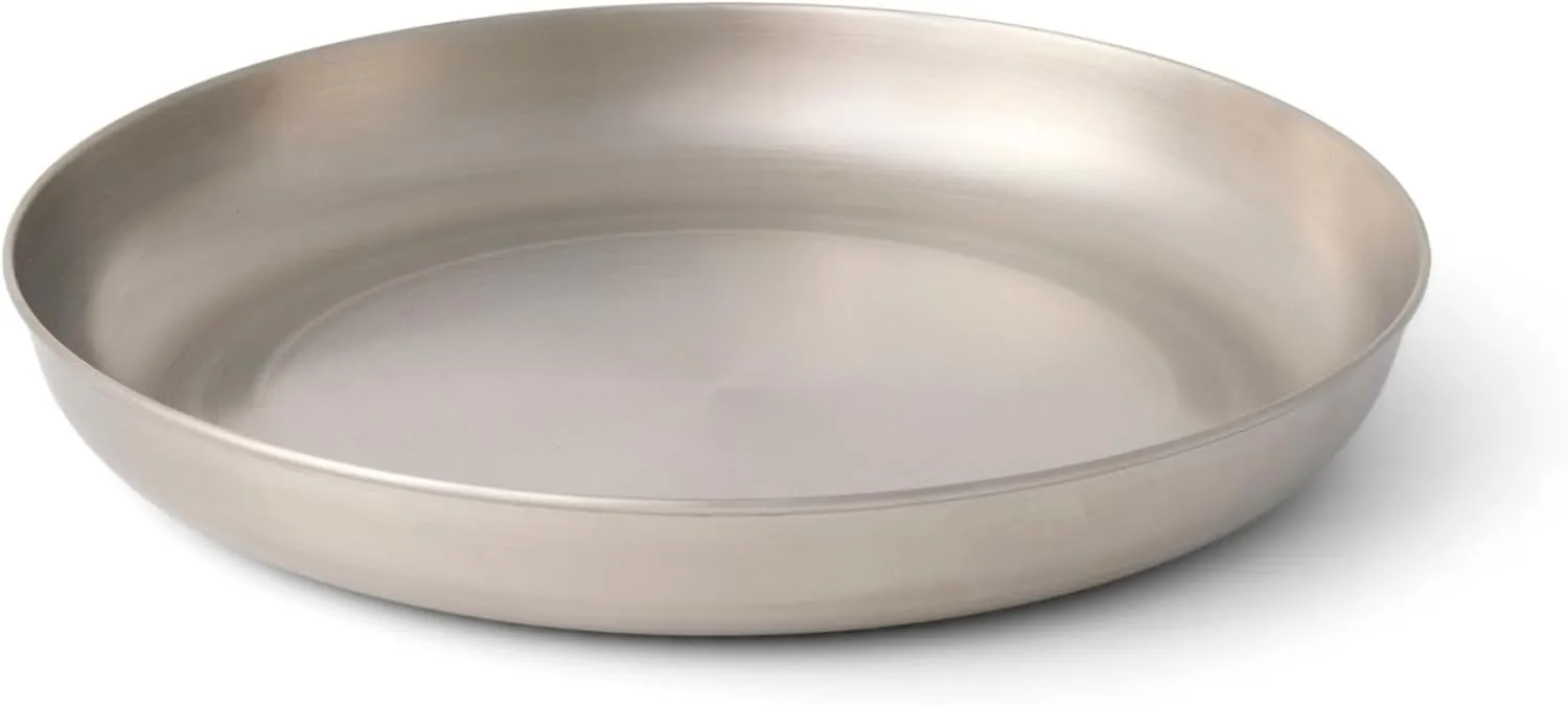 Sea to Summit Detour Stainless Steel Camp Plate, Beluga Black