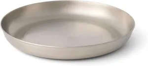 Sea to Summit Detour Stainless Steel Camp Plate, Beluga Black