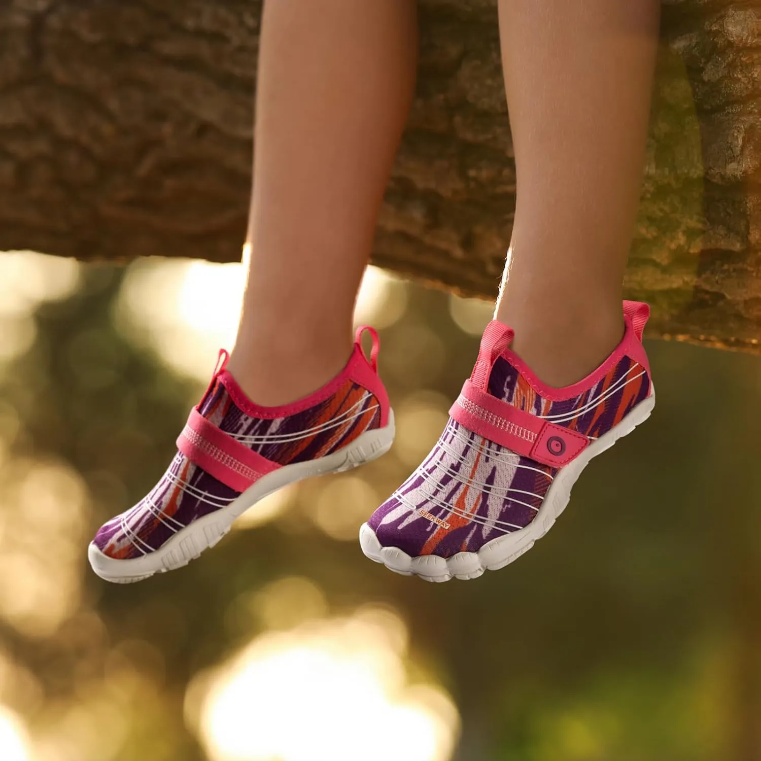 SEEKWAY Barefoot Water Shoes for Kids - Wide Toe Box and Quick-Dry Sand Shoes Toddler for Hiking Swim Beach Pool Kayak Sport Accessories, Camping Essentials Must-Haves for Boys Girls Sizes