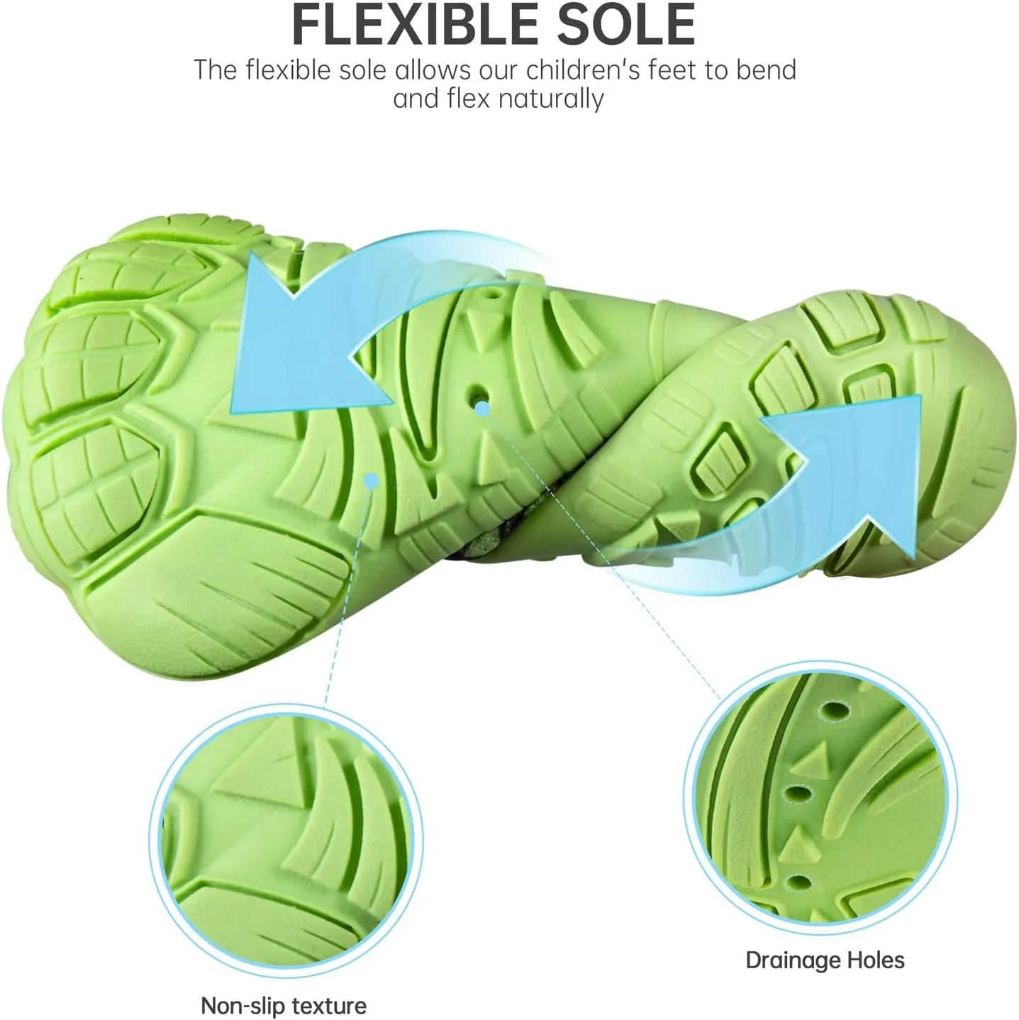 SEEKWAY Barefoot Water Shoes for Kids - Wide Toe Box and Quick-Dry Sand Shoes Toddler for Hiking Swim Beach Pool Kayak Sport Accessories, Camping Essentials Must-Haves for Boys Girls Sizes
