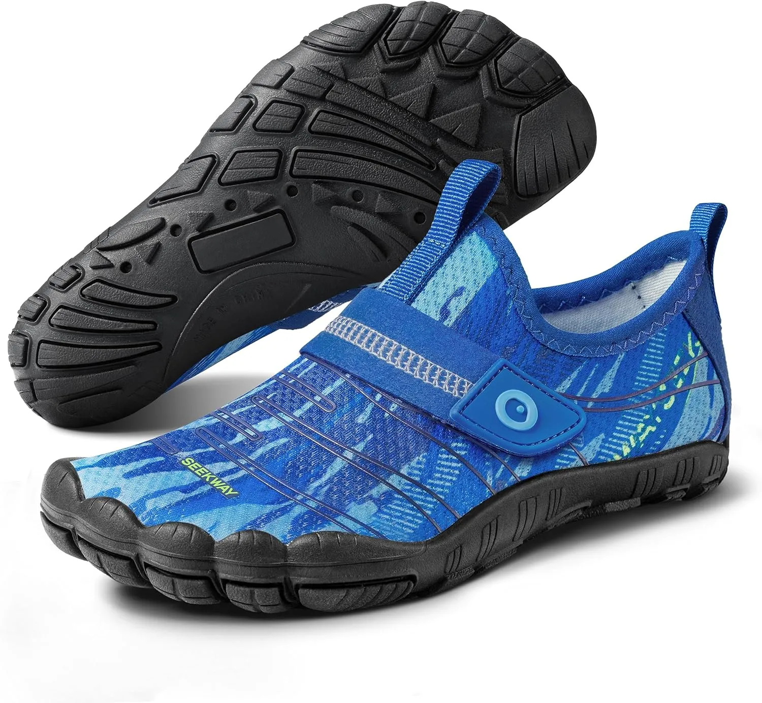 SEEKWAY Barefoot Water Shoes for Kids - Wide Toe Box and Quick-Dry Sand Shoes Toddler for Hiking Swim Beach Pool Kayak Sport Accessories, Camping Essentials Must-Haves for Boys Girls Sizes