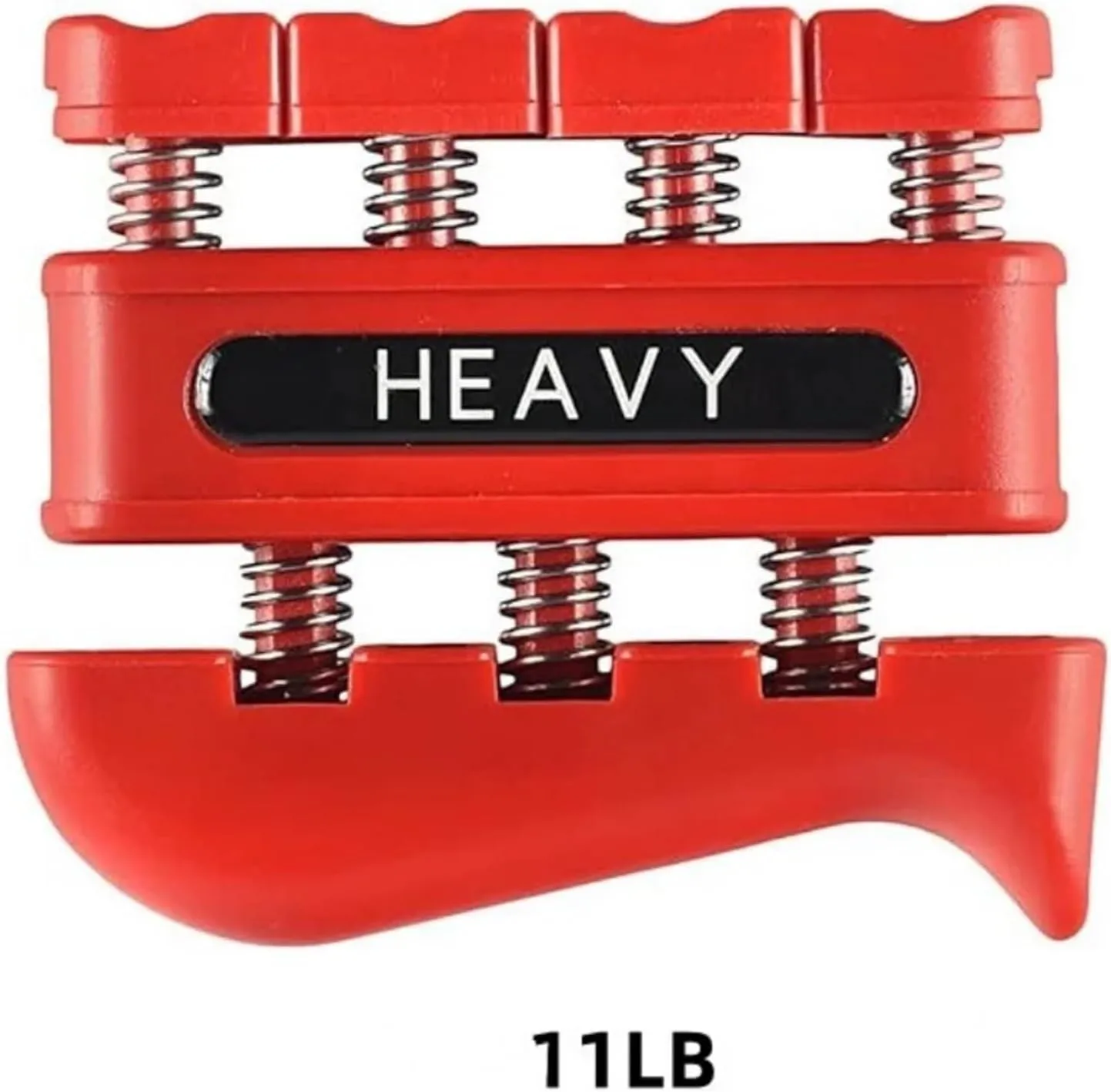 Segmental Hand Grip and Two Hand Finger Trainer for Rehabilitation and Strengthening Hand Grip Strengthener(Red-11LB)