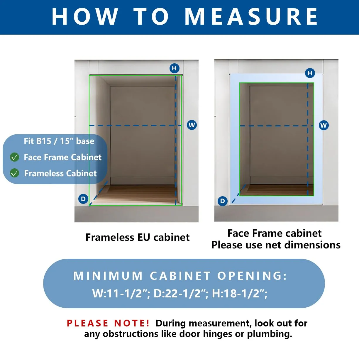 Silverline Double Soft Close Pull-Out Waste Bin with Under-Mount Slides,44L Capacity, Fits 15" Base Cabinets