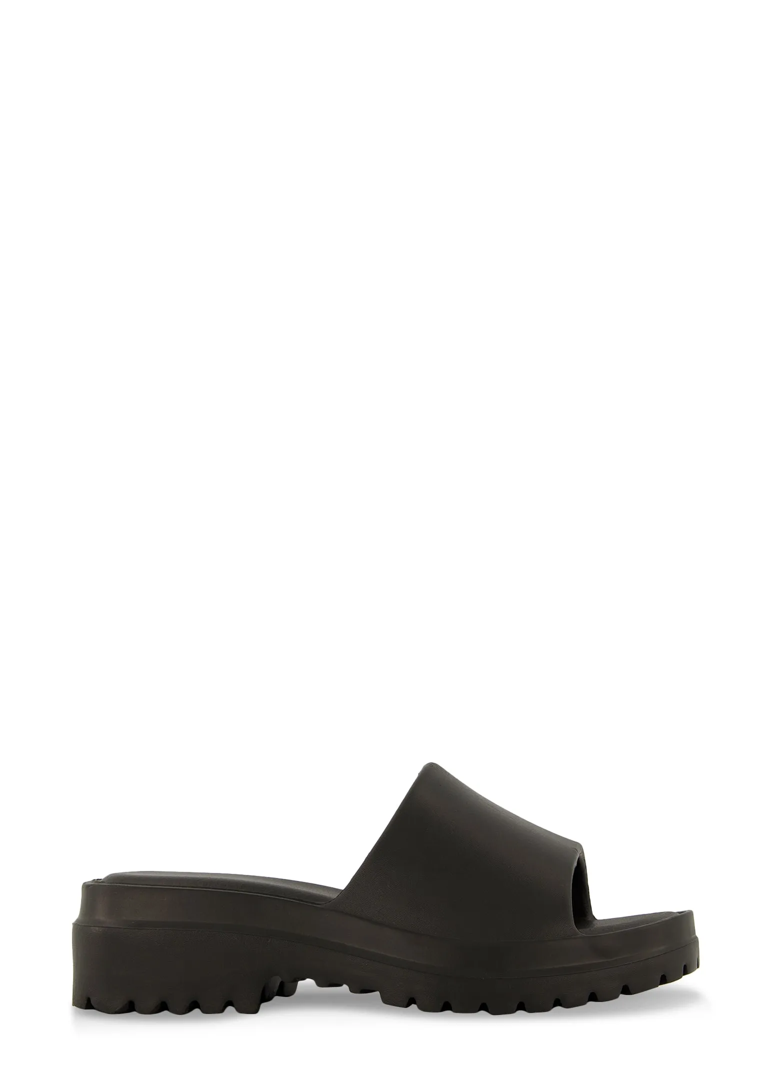 Single Band Lug Sole Platform Slide Sandals