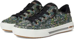 SKECHERS Women's Arch Fit Arcade-flowa Powa Sneaker, Black, 6