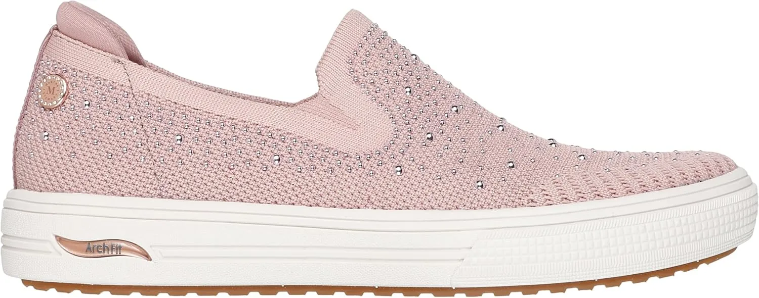 Skechers Women's Martha Stewart:Arch Fit Arcade-Glitz Gal Sneaker