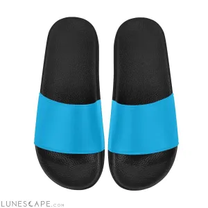 Slip On Beach Slides - Blue