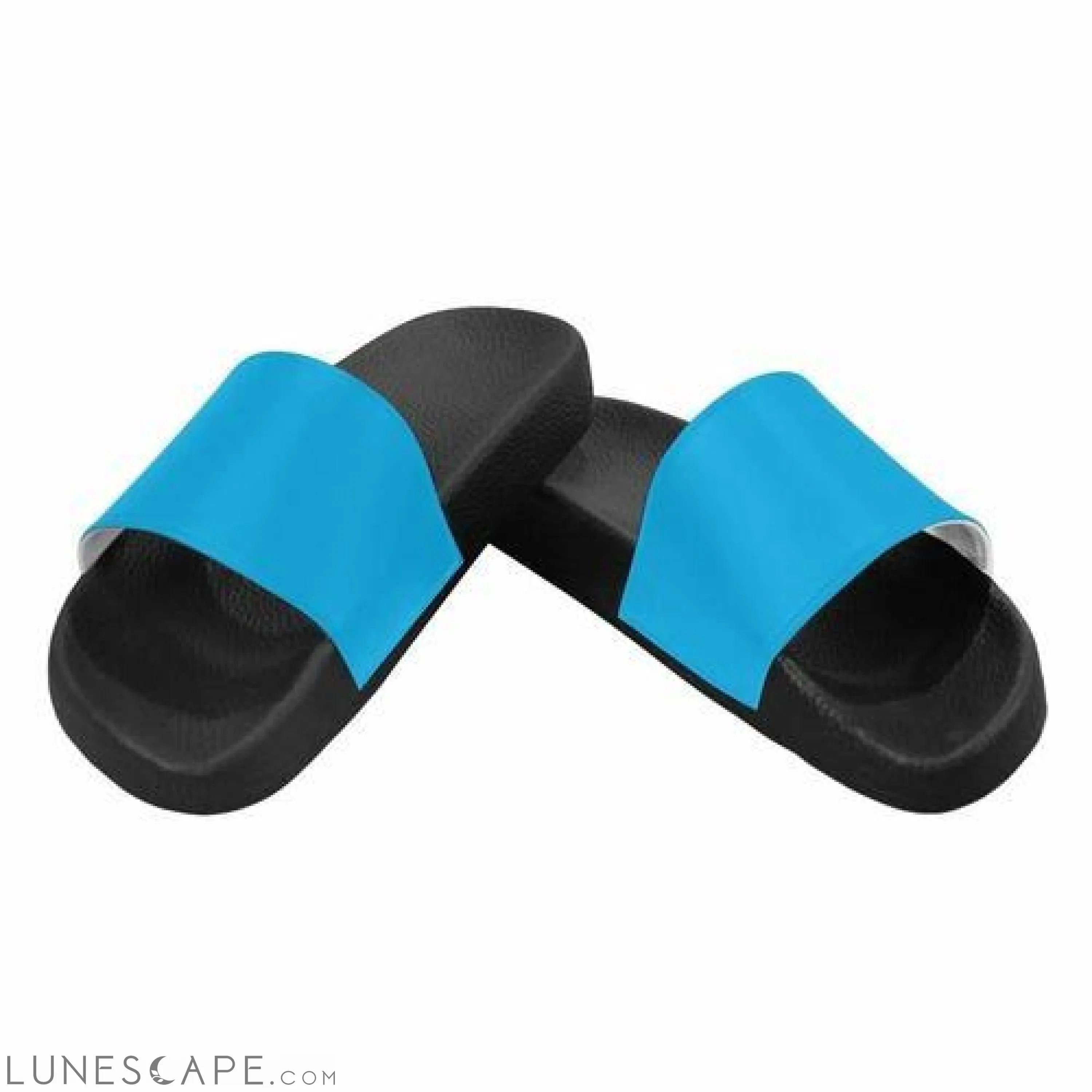 Slip On Beach Slides - Blue