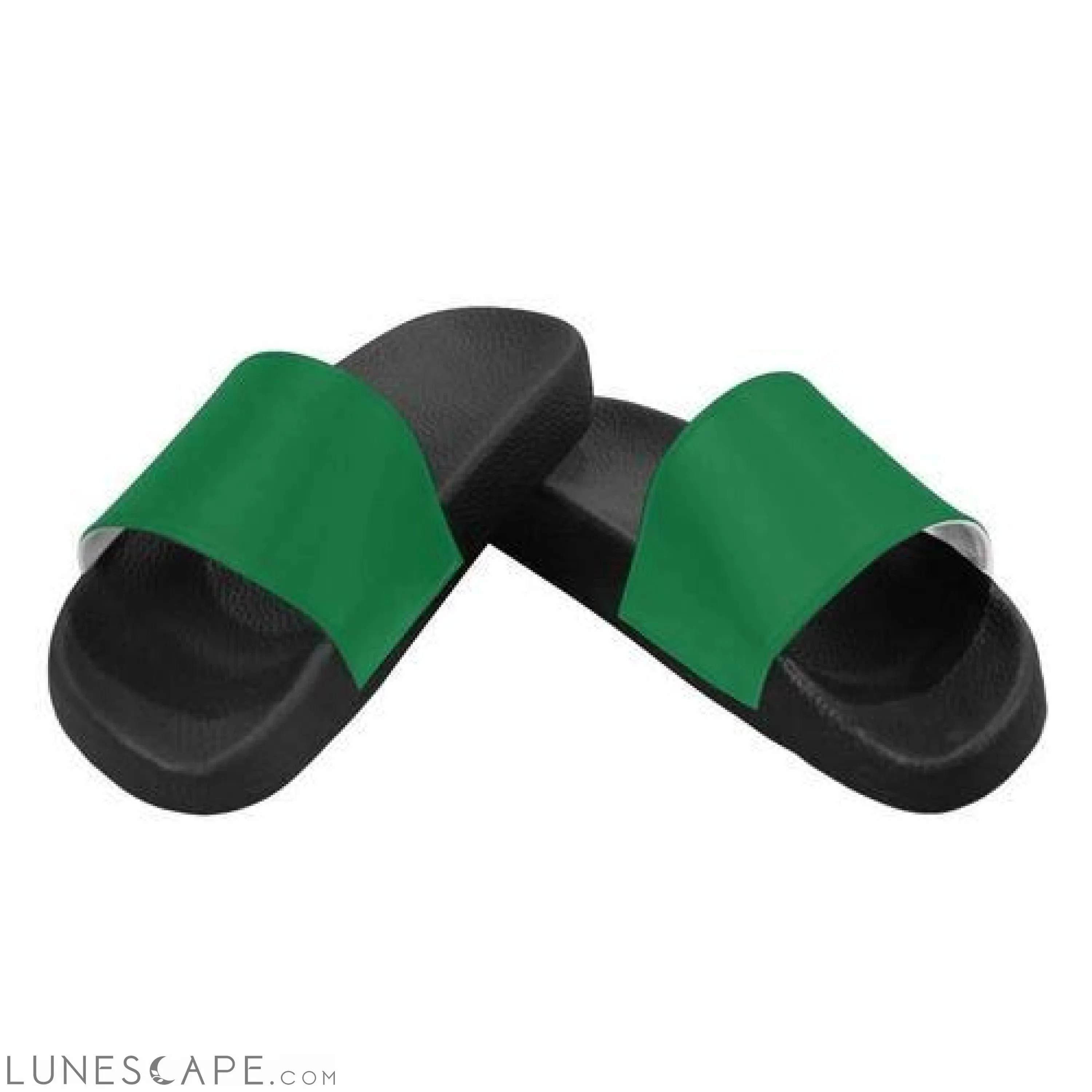 Slip On Beach Slides - Green