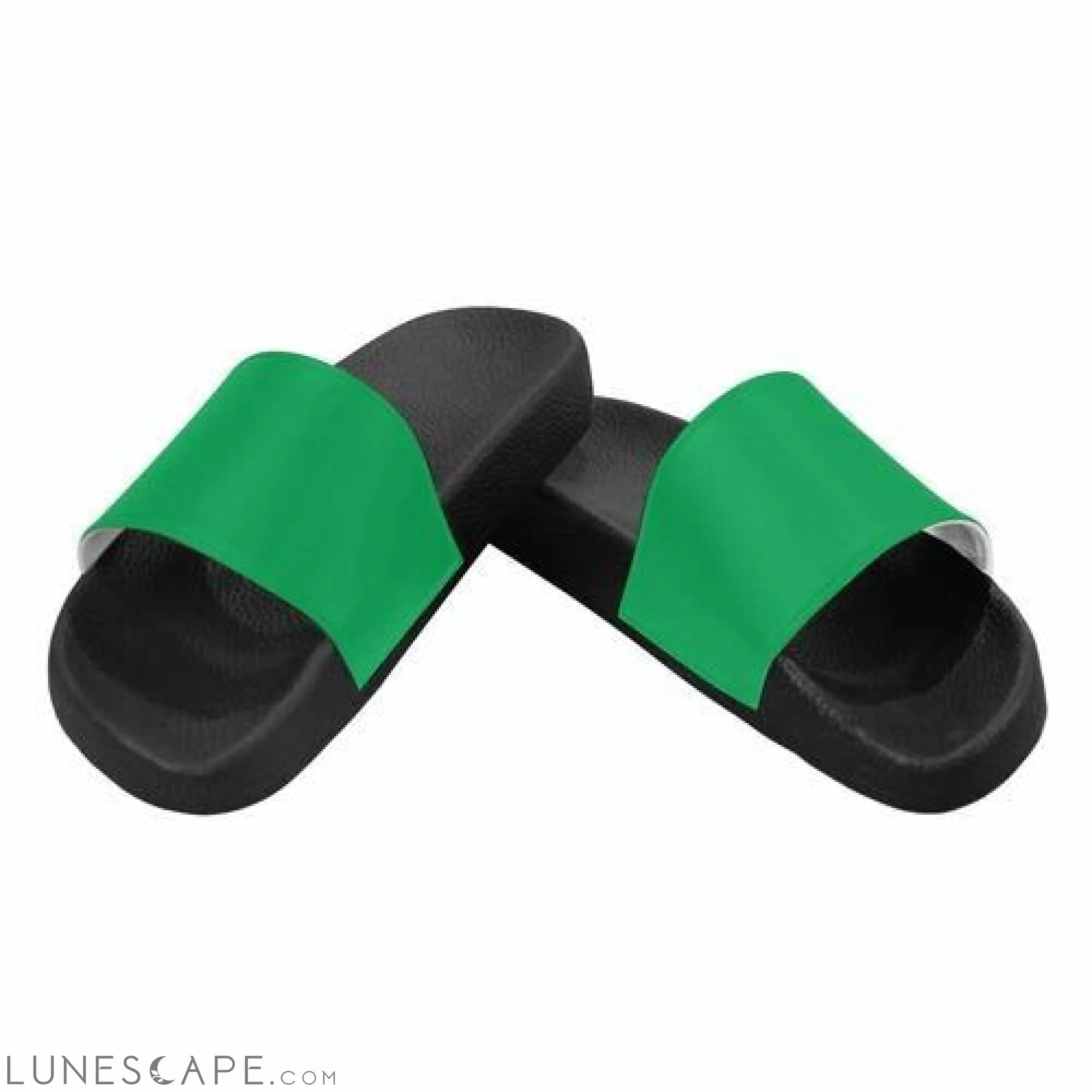 Slip On Beach Slides - Green