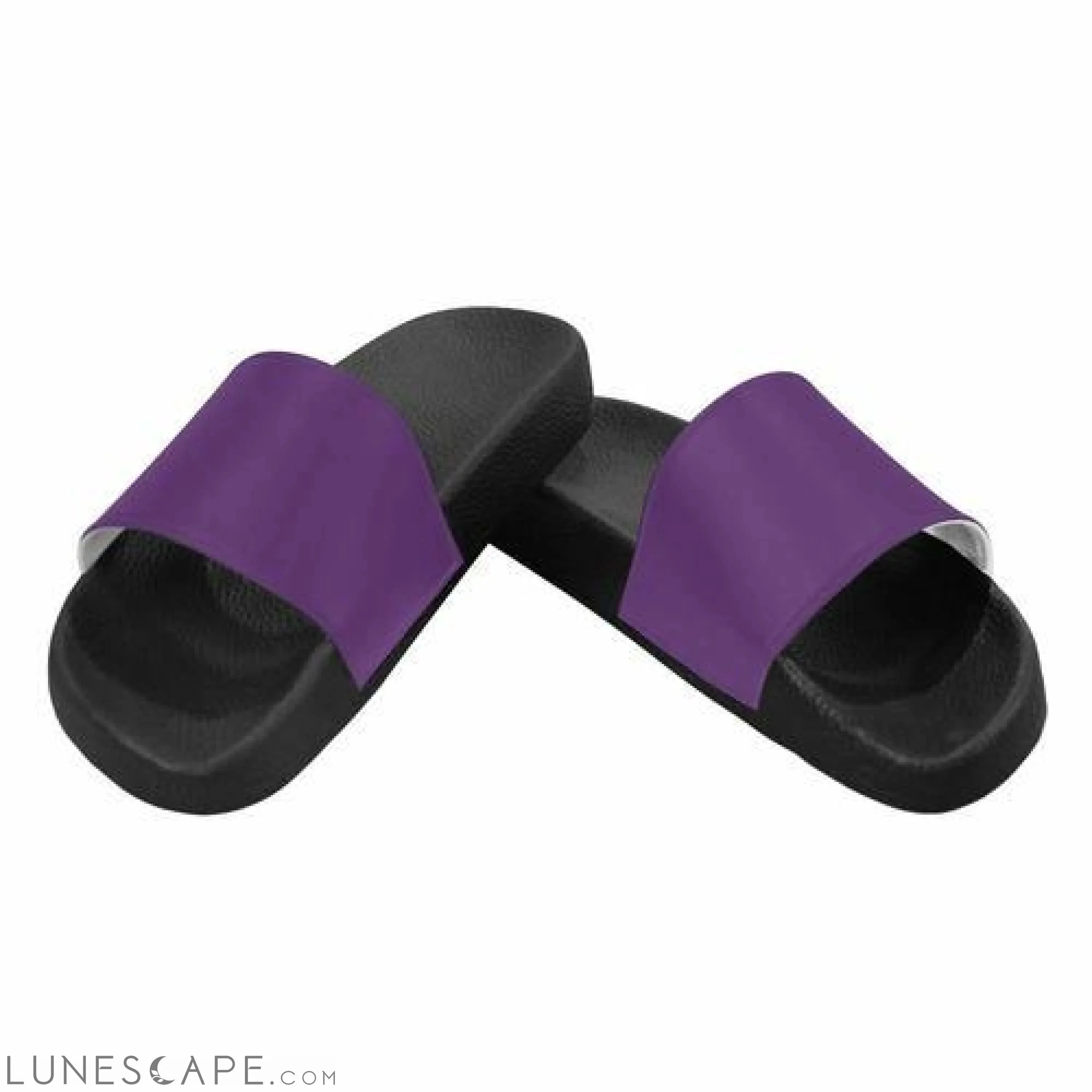 Slip On Beach Slides - Purple