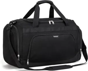 Small Gym Bag - 40L Duffle Bag for Men Women Lightweight Duffel Bag with Shoe Compartment Wet Pocket Travel Bag Sports Bag for Sports Gym Travel - Black
