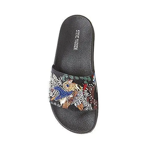 Sparkly Slide Sandal Blackmulti 9 M Us