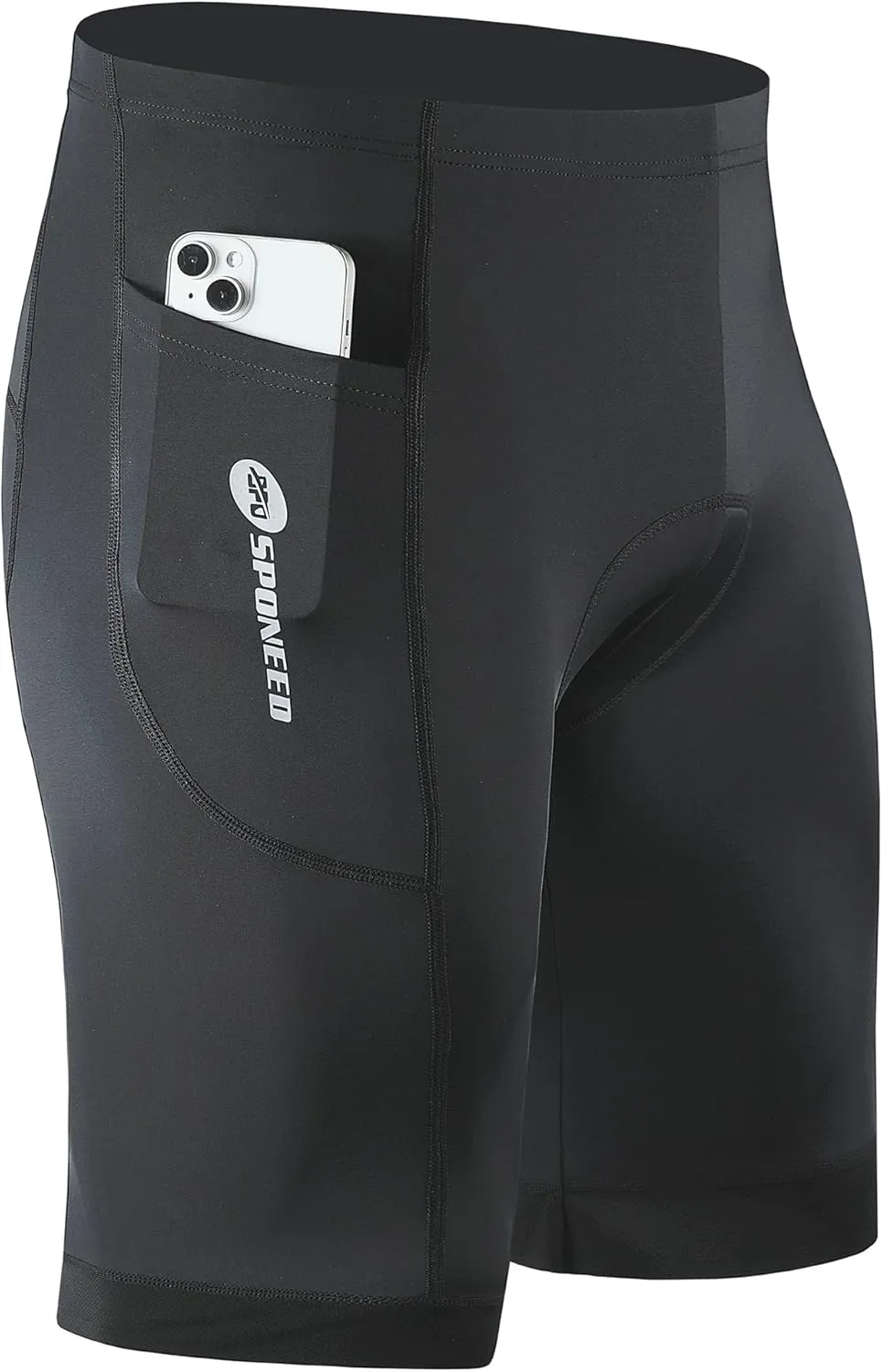 sponeed Men's Cycling Shorts Padded Bicycle Riding Pants Bike Biking Clothes Cycle Wear Tights