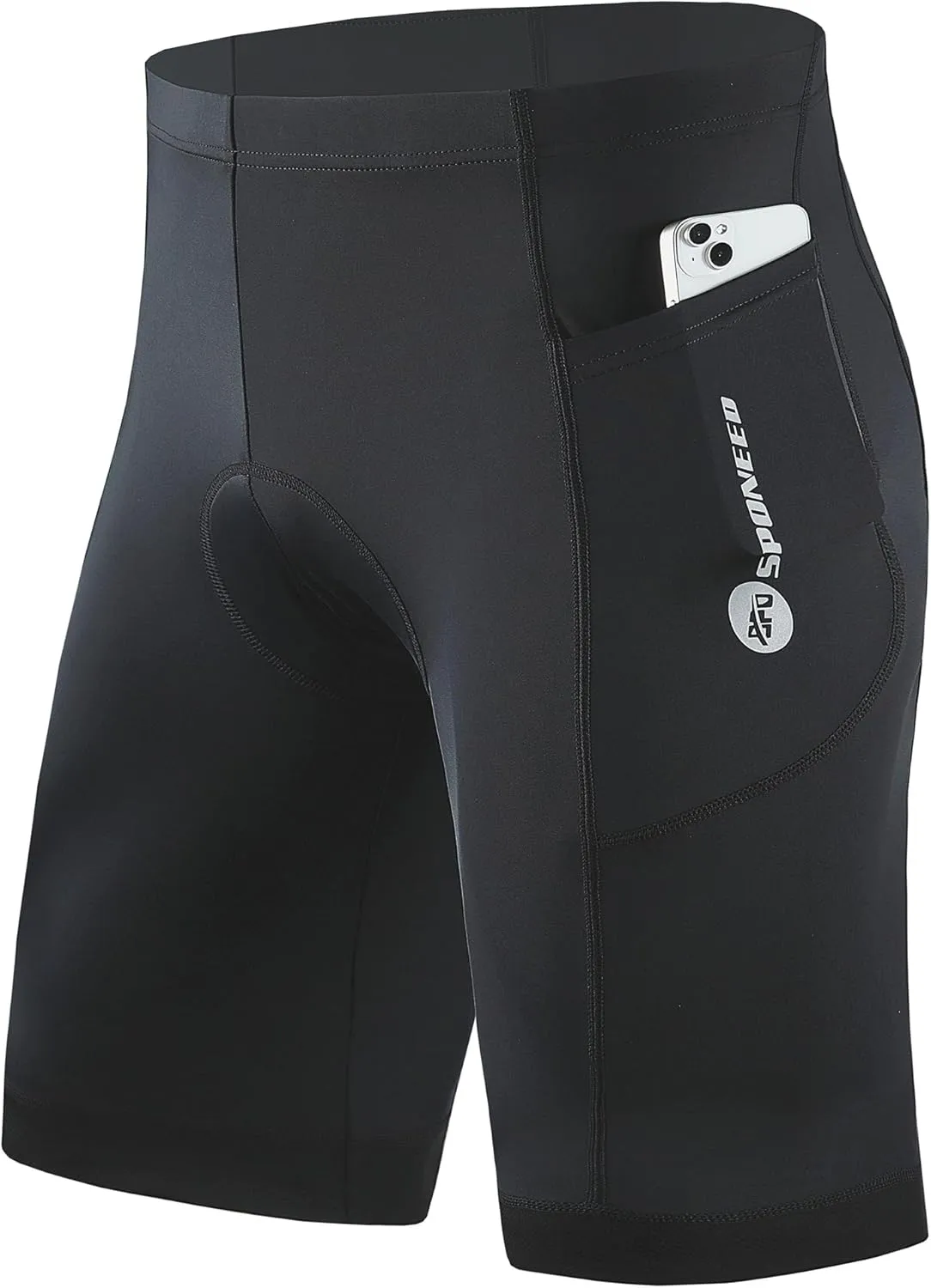 sponeed Men's Cycling Shorts Padded Bicycle Riding Pants Bike Biking Clothes Cycle Wear Tights