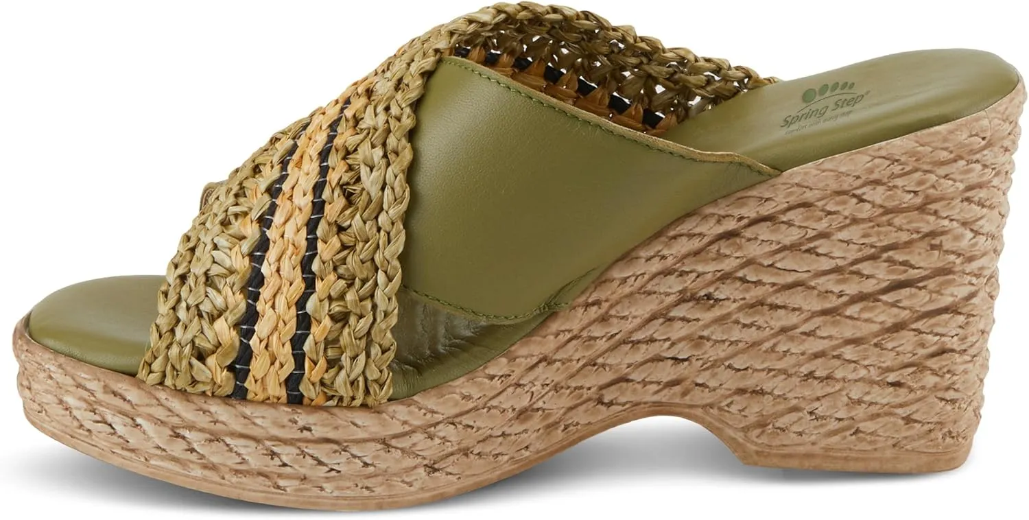 Spring Step Women's Fazzina Slide Wedge Sandal
