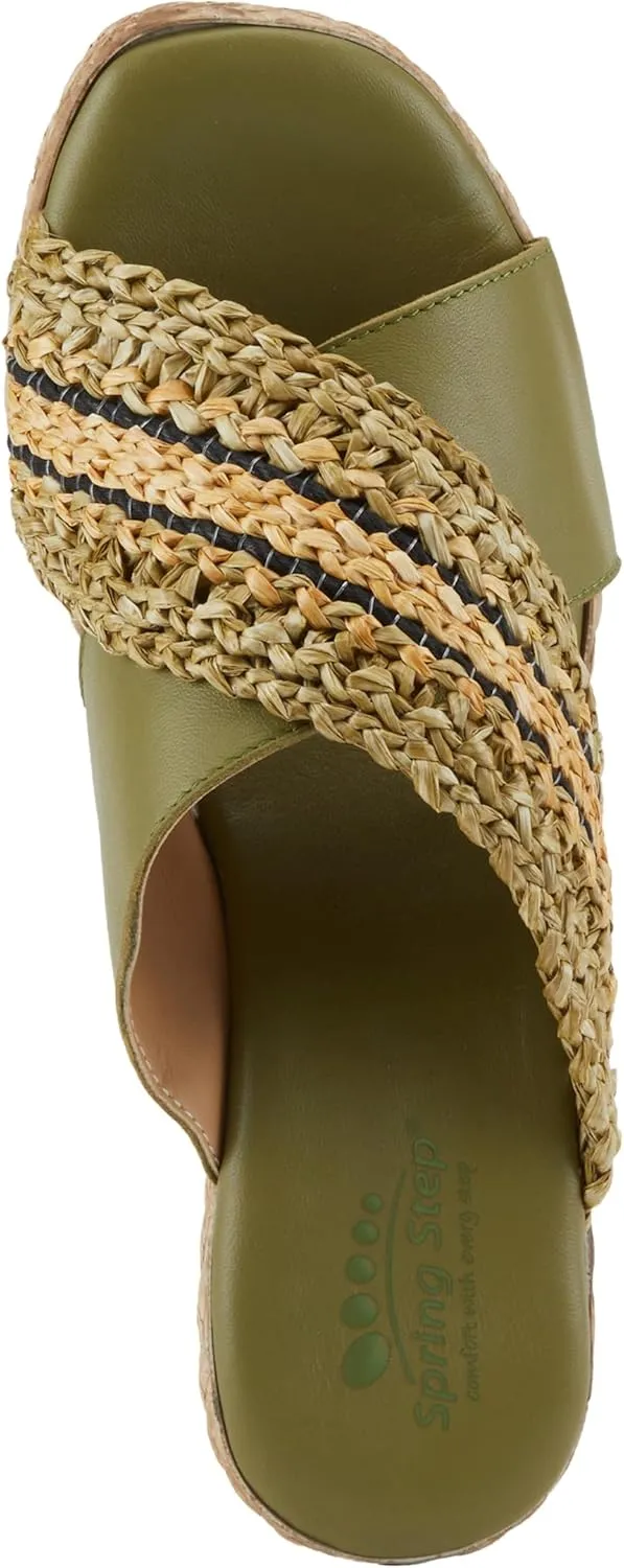 Spring Step Women's Fazzina Slide Wedge Sandal