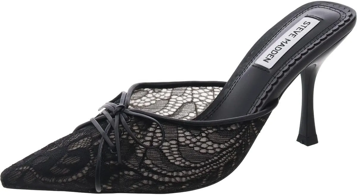 Steve Madden Womens Temptress Padded Insole Mesh Slide