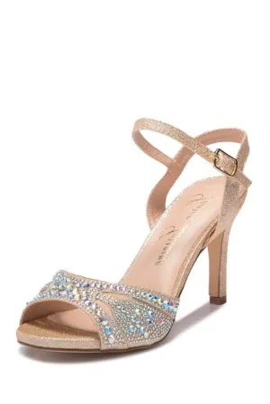 Strap Low Heel Wedding Advanced technology Satin Florence Lorraine Lauren Ankle Sandal Prom Pumps Elegant