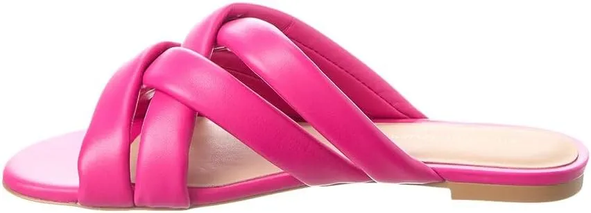 Stuart Weitzman Crossover Leather Slide