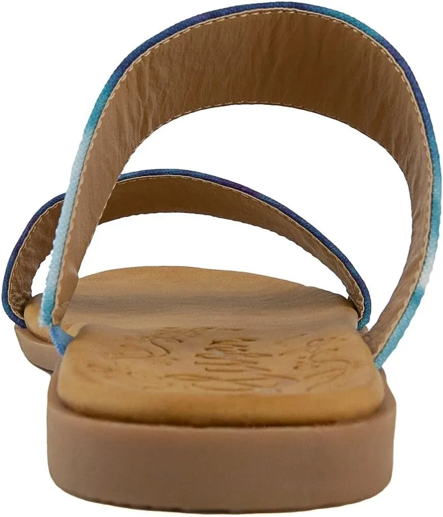Sugar Women's Slide Sandals – Stylish Slip-On Flats for Casual, Dressy, Beach, or Pool Wear