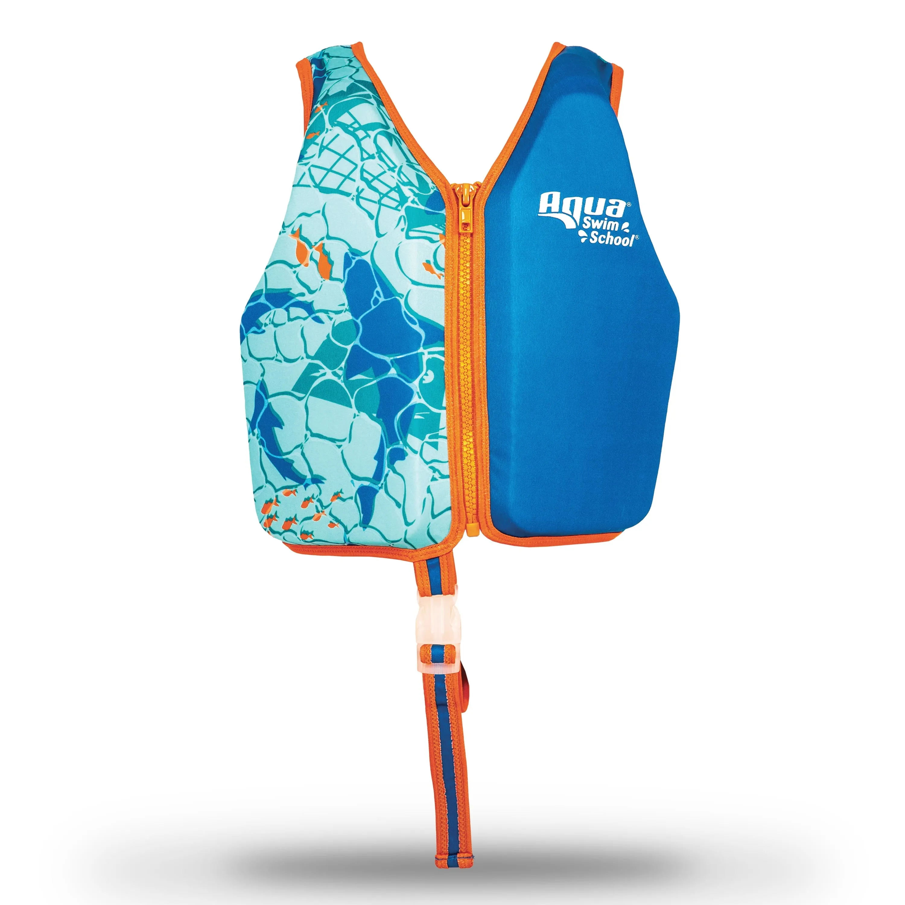 Swim Training Vest, Medium/Large, Ages 4-6 Years, Blue Shark