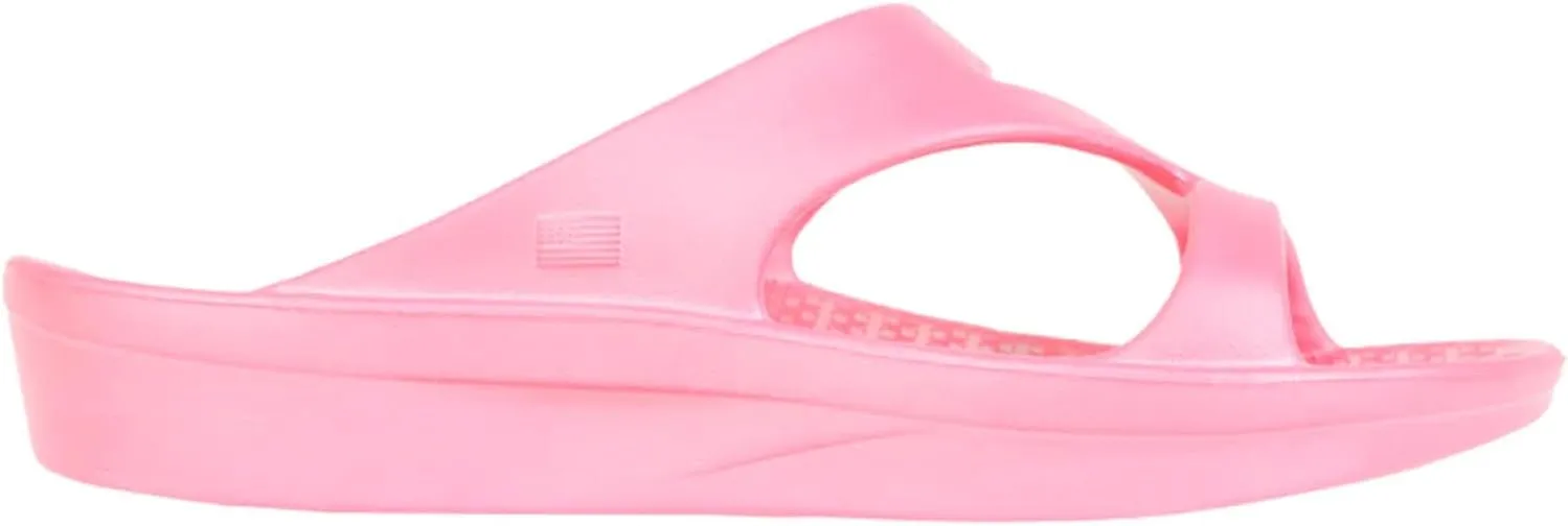 TELIC Women's Z-Strap Slide Sandals - Lightweight, Waterproof, Arch-Supporting, Impact-Reducing - Great for Pool, Beach & Everyday Wear