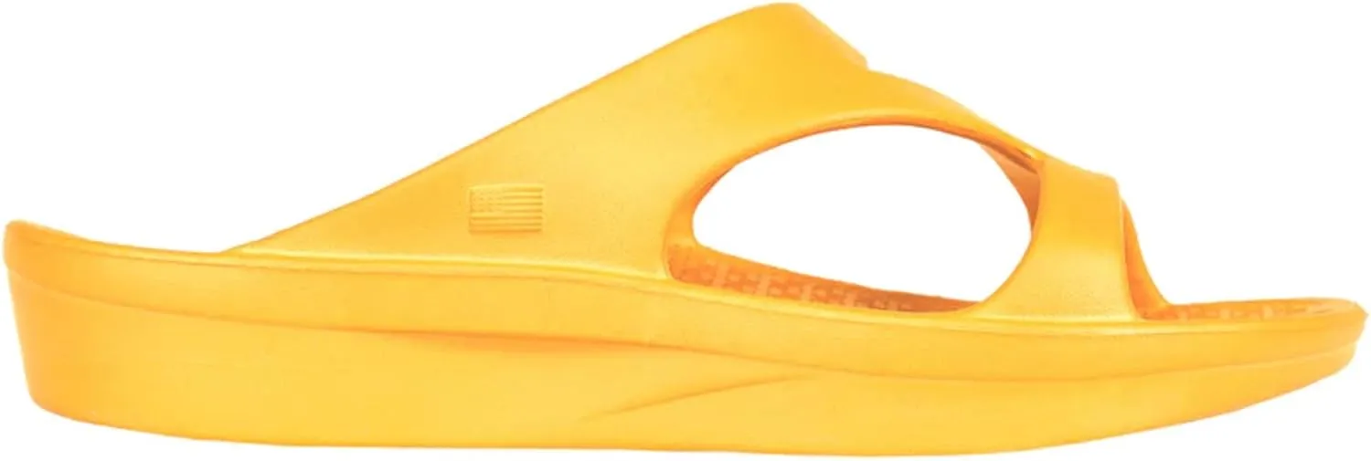 TELIC Women's Z-Strap Slide Sandals - Lightweight, Waterproof, Arch-Supporting, Impact-Reducing - Great for Pool, Beach & Everyday Wear