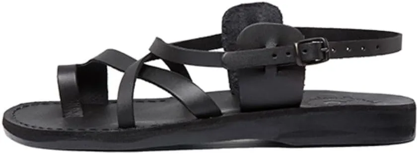 The Good Shepherd Buckle - Leather Toe Loop Sandal - Women Sandals