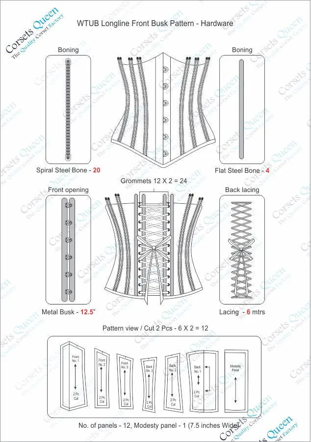 Top-selling Waist Pocket-friendly Longline Avalyn Corset Training