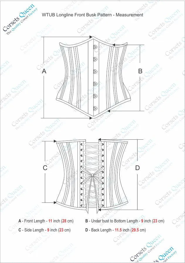 Top-selling Waist Pocket-friendly Longline Avalyn Corset Training