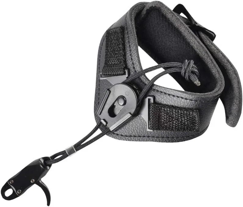 TOPOINT ARCHERY,TP415 Archery Compound Bow Release Aid Strap with Buckle Foldback Design Shooting Wristband Hunting Accessories