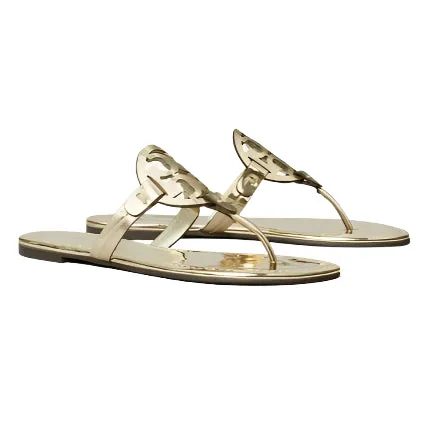 Tory Burch Classic Miller Metallic Sandal