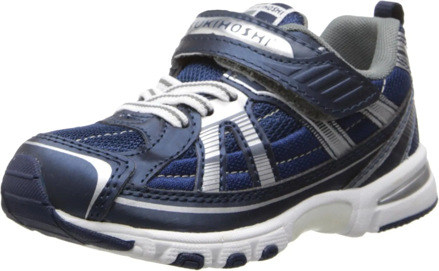 TSUKIHOSHI Storm Kids Shoes - Strap-Closure Machine-Washable Kids Sneakers with Wide Toe Box and Slip-Resistant, Non-Marking Outsoles