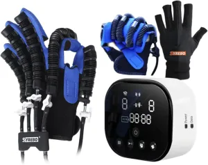 Upgraded Rehabilitation Robot Gloves Stroke Hand Dysfunction Recovery, Finger Exerciser Physical Therapy Equipment