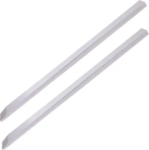 Upgraded Stainless Steel RV Slide Out Ski Set, RV Floor Saver Corner Edge Protector Tracks Prevent Sticking/Catching
