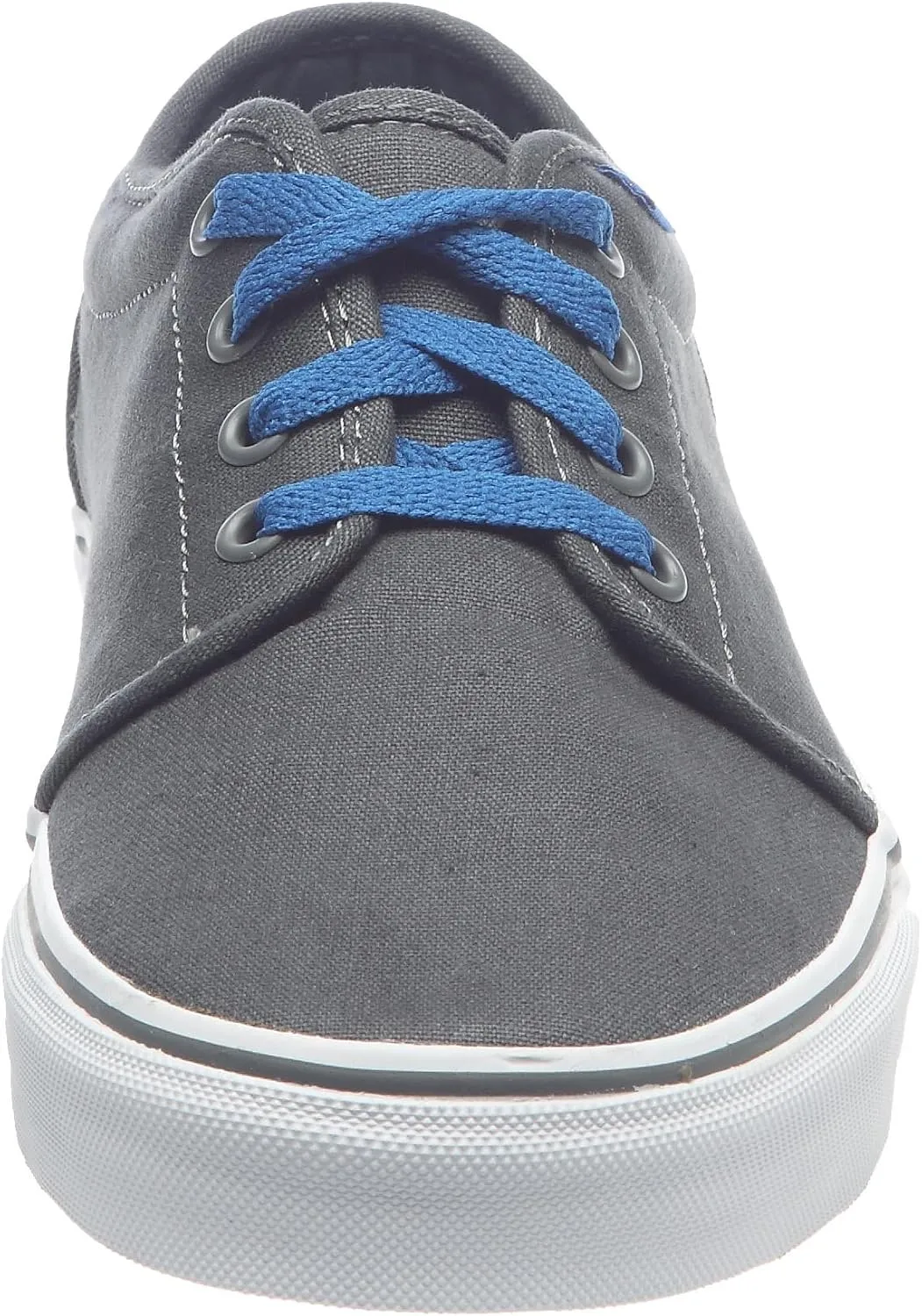 Vans Unisex Adult 106 Vulcanized Suede Canvas Gunmetal/Snorkel Blue Trainer